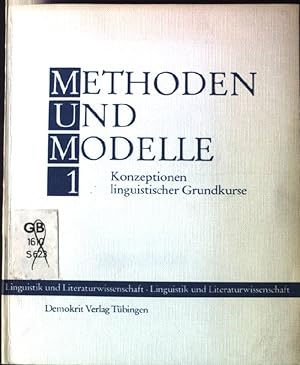 Bild des Verkufers fr Konzeptionen linguistischer Grundkurse Methoden und Modelle 1 zum Verkauf von books4less (Versandantiquariat Petra Gros GmbH & Co. KG)