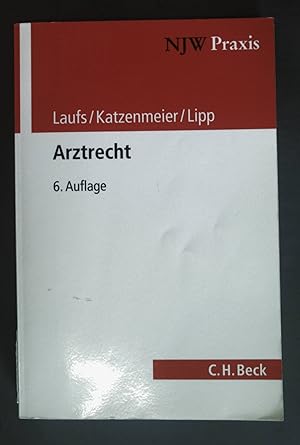 Bild des Verkufers fr Arztrecht. NJW Praxis ; Bd. 29 zum Verkauf von books4less (Versandantiquariat Petra Gros GmbH & Co. KG)