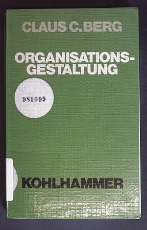 Image du vendeur pour Organisationsgestaltung. mis en vente par books4less (Versandantiquariat Petra Gros GmbH & Co. KG)