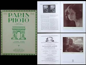 PARIS PHOTO n°16 1922 - PICTORIALISME, RAFFAELE MENOCHIO, A. WHITAKER, PHOTOGRAPHIE