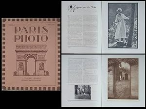 PARIS PHOTO n°12 1920 - PICTORIALISME, EDOUARD PAYOT, REUTLINGER, CHAPMAN