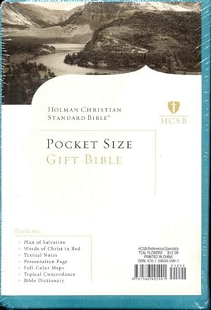 Image du vendeur pour HCSB (Holman Christian Standard Bible) Pocket Size Gift Bible mis en vente par Bookmarc's
