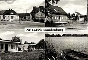 Bild des Verkufers fr Ansichtskarte / Postkarte Netzen Kloster Lehnin in Brandenburg, Dorfpartie, Seeblick, Bungalows zum Verkauf von akpool GmbH