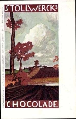 Künstler Ansichtskarte / Postkarte Overbeck, Otto, Stollwerck Reklame, Gruppe 6, No. II, Stimmung...