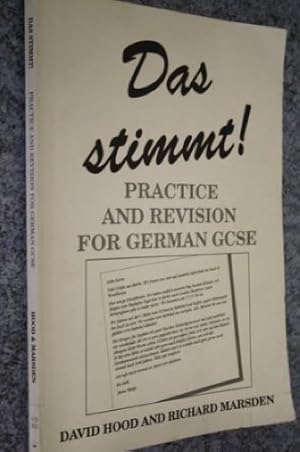 Das Stimmt!: Student's Book: Practice and Revision for German GCSE