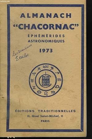 Almanach Chacornac, éphémérides astronomiques