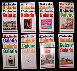 Seller image for 10 Jahrgänge der Kulturzeitschrift Galerie in jeweils 4 Heften aus den Jahren 1989 bis 2017 + 14 Exemplare aus verschiedenen Jahrgängen. for sale by ANTIQUARIAT Franke BRUDDENBOOKS