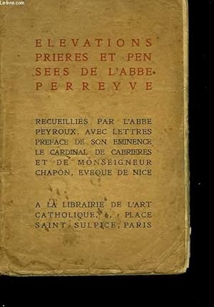 Immagine del venditore per El�vations, pri�res et pens�es de l'Abb� Perreyre venduto da Le-Livre