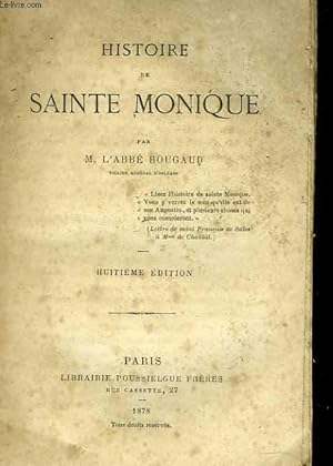 Seller image for Histoire de Sainte Monique for sale by Le-Livre