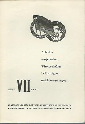 Imagen del vendedor de ber nichtzellulare Formen des Lebens und die Entstehung von Zellen. Ergebnisse der von der Abteilung fr Biologie an der Ak. d. W. der UdSSR veranstalteten Konferenz. In: Arbeiten sowjetischer Wissenschaftler in Vortrgen und bersetzungen. Heft VII, 195 a la venta por Antiquariat Carl Wegner