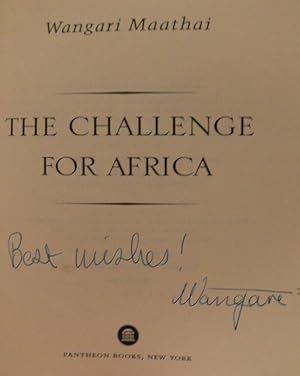 Immagine del venditore per The Challenge for Africa. venduto da Bhrnheims Literatursalon GmbH