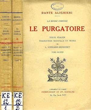 Image du vendeur pour LA DIVINE COMEDIE, LE PURGATOIRE, 2 TOMES mis en vente par Le-Livre