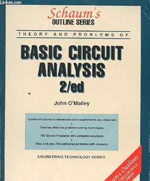 Seller image for BASIC CIRCUIT ANALYSIS 2/ED SECOND EDITION for sale by Le-Livre