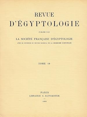 Les singes familiers dans l'ancienne Égypte. (Revue d'Égyptologie).