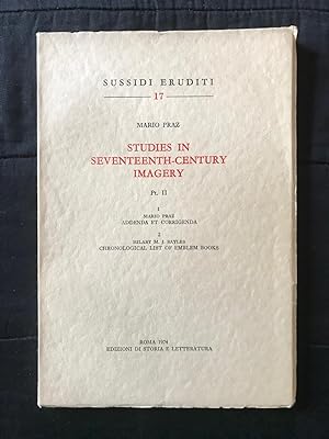 Studies in Seventeenth-Century Imagery (SUSSIDI ERUDITI, issues No. 16 & 17)