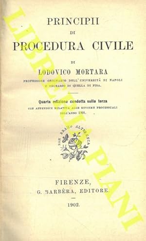 Principi di procedura civile.