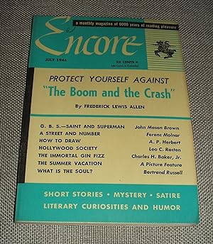 Seller image for Encore July 1946 for sale by biblioboy
