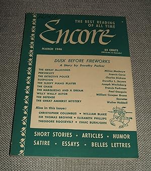Seller image for Encore March 1946 for sale by biblioboy