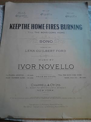 Seller image for Keep the Home-Fires Burning ('Till the Boys Come Home) (Sheet Music) for sale by The Librarian's Books