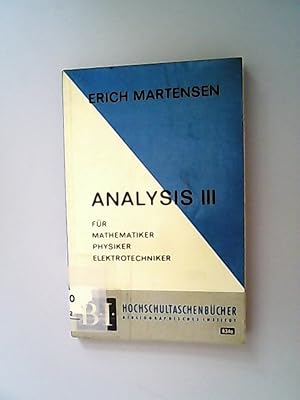 Imagen del vendedor de Analysis 3. Gewhnliche Differentialgleichungen a la venta por Antiquariat Bookfarm