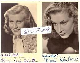 KARIN HIMBOLDT (1920-2005) dt. Schauspielerin, spielte u.a. neben Heinz Rühmann in QUAX DER BRUCH...