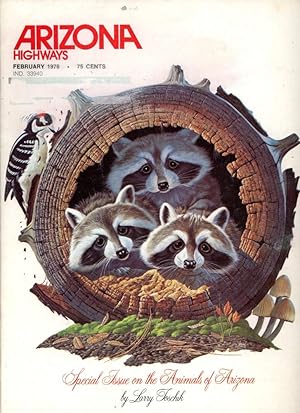 ARIZONA HIGHWAYS : SPECIAL ISSUE ON THE ANIMALS OF ARIZONA BY LARRY TOSCHIK, February 1976, Volum...