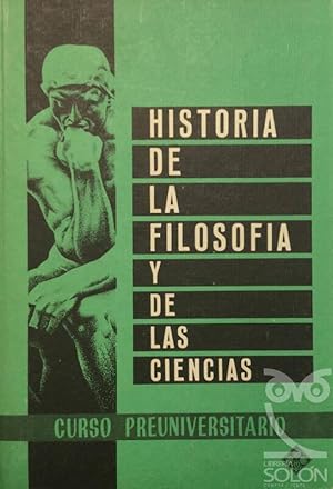 Image du vendeur pour Historia de la Filosofa y de las Ciencias mis en vente par LIBRERA SOLN