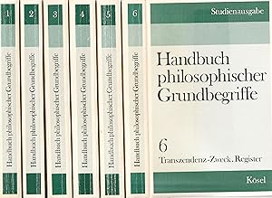 Immagine del venditore per Handbuch philosophischer Grundbegriffe. Studienausgabe. Sechs Bnde 1-6 (komplett). venduto da Antiquariat Immanuel, Einzelhandel