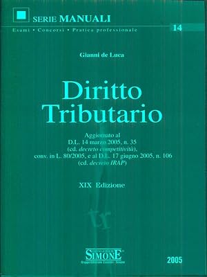 Immagine del venditore per Diritto tributario 2005 venduto da Librodifaccia