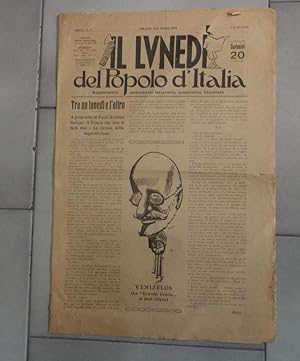 IL LUNEDI' DEL POPOLO D'ITALIA, supplemento settimanale letterario, umoristico, illlustrato, nume...