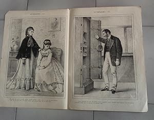 LO SPIRITO FOLLETTO, giornale umoristico illustrasto, numero 364 del 30 aprile 1868 - con splendi...