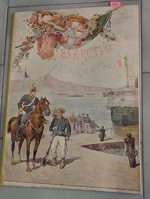 L'ESERCITO E L'ARMATA - NUMERO UNICO DEL 7 GIUGNO 1891 IN ONORE DI UMBERTO DI SAVOIA, Roma, Tipog...