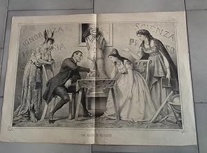 LO SPIRITO FOLLETTO, giornale umoristico illustrato, numero 364 del 21 maggio 1868 - con splendid...