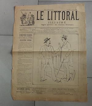 LE LITTORAL ILLUSTRE', organe quotidien des stations hivernales, numero 582 del 7 agosto 1881., P...