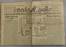 IL MERLO GIALLO - 1947-1948-1950-1951-1952 - disintegratore del malcostume politico - direttore A...