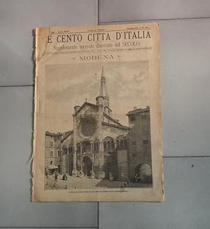 MODENA - supplemento mensile illustrato del SECOLO - numero speciale originaale LE CENTO CITTA' D...