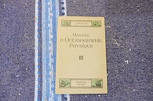 Image du vendeur pour Manuel D'Ocanographie Physique mis en vente par librairie ESKAL