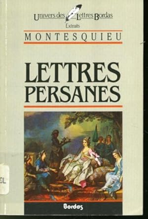 Imagen del vendedor de Montesquieu : Lettres persanes a la venta por Librairie Le Nord