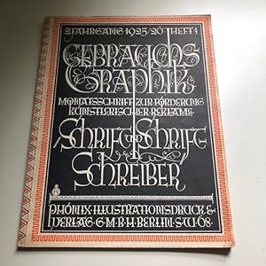 Gebrauchsgraphik - 1925