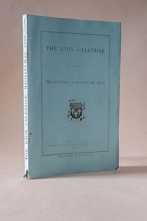 The Eton Calendar for the Michaelmas School-Time 1939