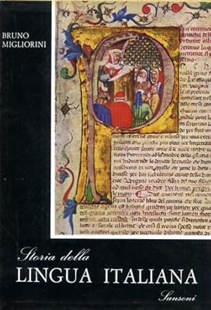 Image du vendeur pour Storia della lingua italiana. mis en vente par FIRENZELIBRI SRL