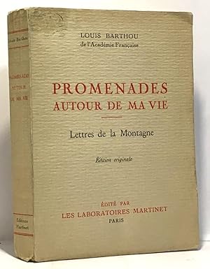 Seller image for Promenades autour de ma vie - lettres de la Montagne for sale by crealivres