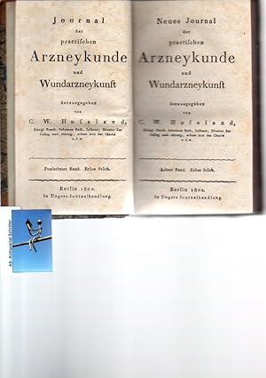 Immagine del venditore per Neues Journal der practischen Arzneykunde und Wundarzneykunst. Achter Band. [alternative Zhlung: Fnfzehnter Band]. In 4 Stcken. venduto da Antiquariat Schrter -Uta-Janine Strmer