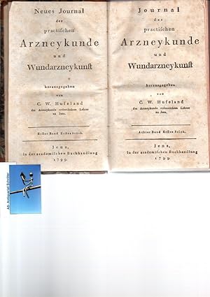 Imagen del vendedor de Neues Journal der practischen Arzneykunde und Wundarzneykunst. Achter Band [alternative Zhlung: Erster Band]. In 4 Stcken. Mit einem ausklappbaren Kupfer. a la venta por Antiquariat Schrter -Uta-Janine Strmer