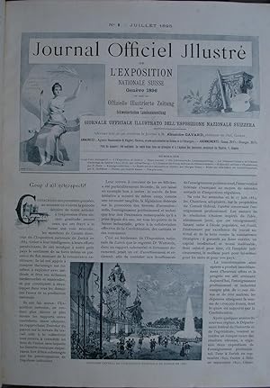 Journal officiel illustré de l'Exposition Nationale Suisse, Genève 1896.