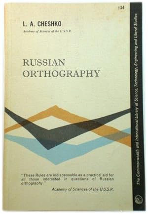 Imagen del vendedor de Russian Orthography a la venta por PsychoBabel & Skoob Books