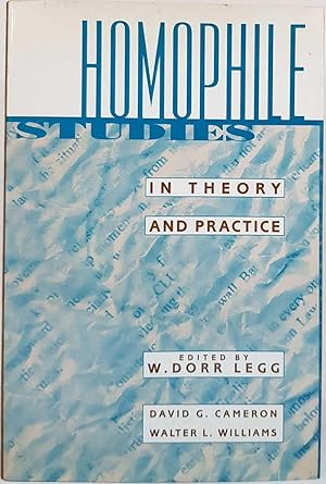 Homophile Studies in Theory and Practice