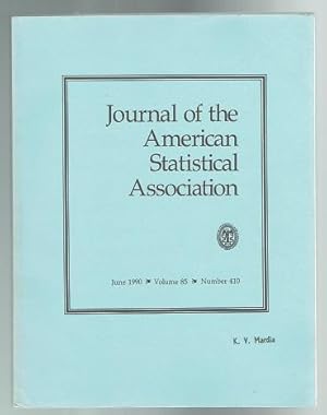 Immagine del venditore per Journal of the American Statistical Association Volume 85 Number 410 June 1990 venduto da Sonnets And Symphonies
