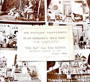 Bild des Verkufers fr The Gadgets - Six Picture Postcards in original envelope zum Verkauf von Julian Roberts Fine Books ABA ILAB PBFA