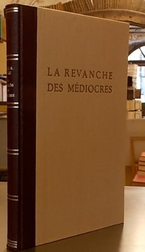 Seller image for La revanche des mdiocres. for sale by Le Cabinet d'Amateur